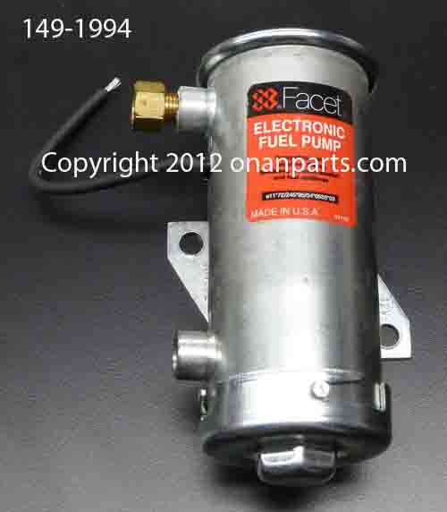 149-1994 Elec Fuel Pump NHE Spec A & B. 149-1994 Elec Fuel Pump NHE Spec A & B.