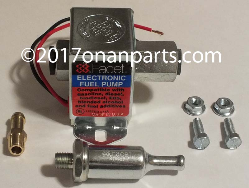 Facet Universal Electric Fuel Pump 12V 1.5-4PSI 40104 Facet Universal Electric Fuel Pump 12V 1.5-4PSI 40104